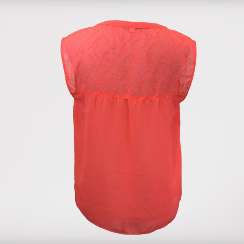 ⭐ American Eagle Sheer Sleeveless Tank Top Blouse - Picture 2 of 7